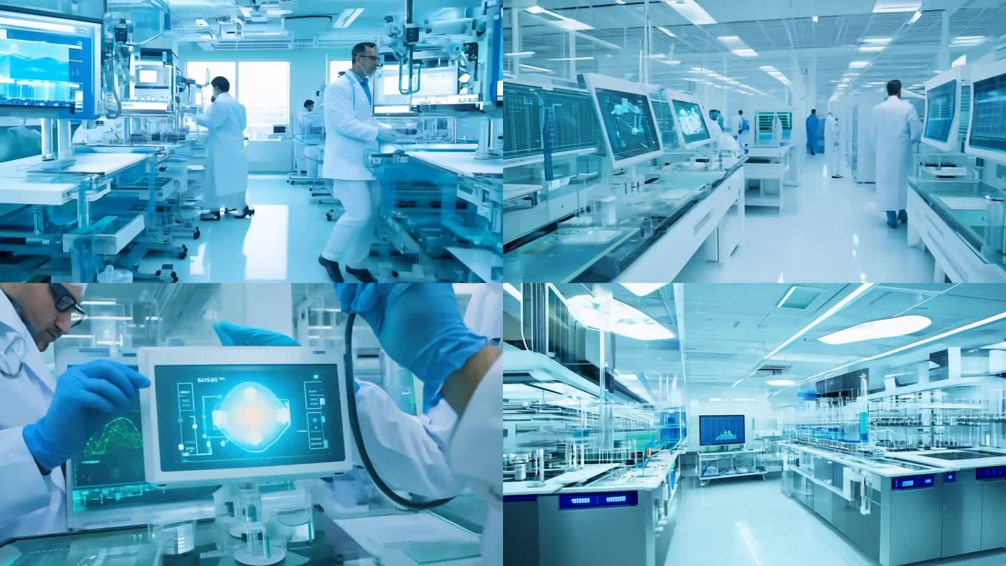 高科技實(shí)驗(yàn)室醫(yī)藥藥物研發(fā)醫(yī)療藥業(yè)